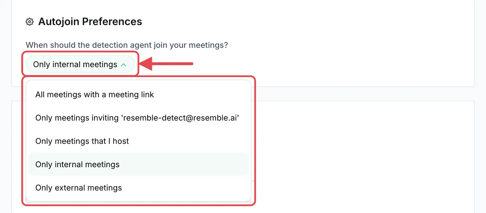 The Autojoin Preferences menu open, showing its five options